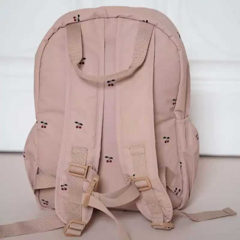 Baby Backpack Parent-child Kids Schoolbag Kindergarten Bags Brand Traveling Cherry Children's Boys Girls Mom Storage
