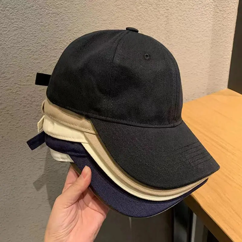 Custom Logo Hat For Women Men Soft Top Cotton Baseball Cap Adult Outdoor Adjustable Dad Hats Snapback Hat Summer Sports Sun Cap