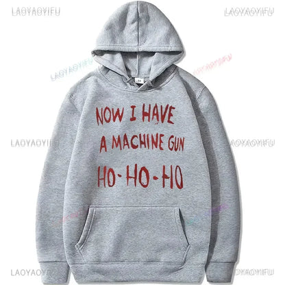 Now I Have A Machine Gun Die Hard Mclane Naktomi Plaza Unisex Jumper Sweater Men Women New in Hoodies & Sweatshirts Pullover