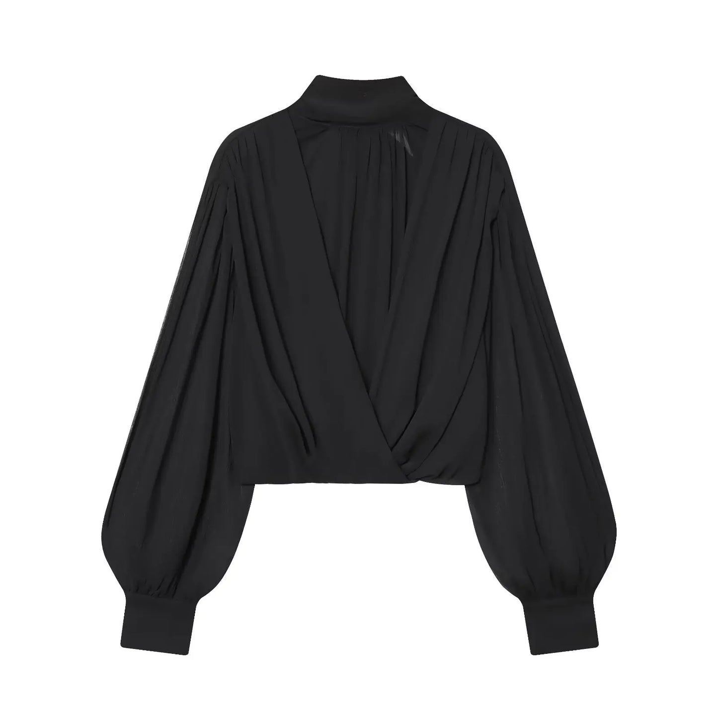 Women's 2026 New Perspective Shirts Tops Fashion Loose Long-Sleeved Elegant Spring Blouses Chic Youth Street Travel Blouses Tops