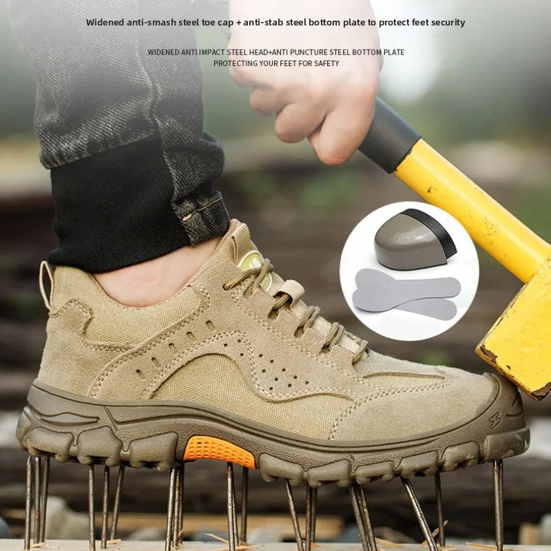 Anti-smashing Anti-piercing Light Work Just Baotou Men's Protective Electric Welding Labor Insurance Shoes