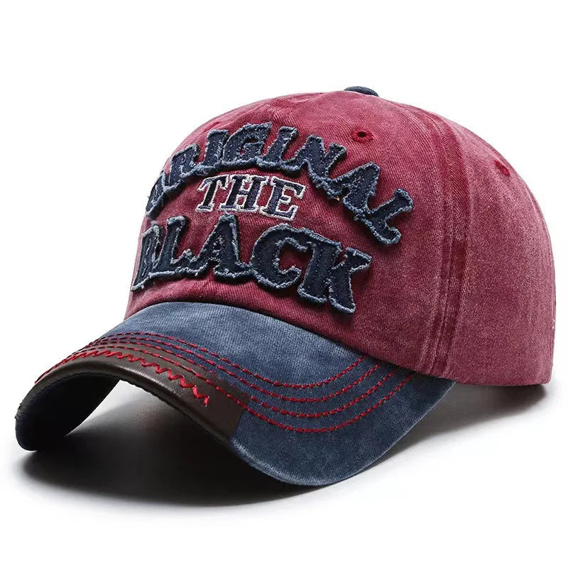Hat Men's  Washed  Denim Cap Korean Version Outdoor Sunscreen  Casual Versatile Street Spring and Autumn Shade Baseball Cap