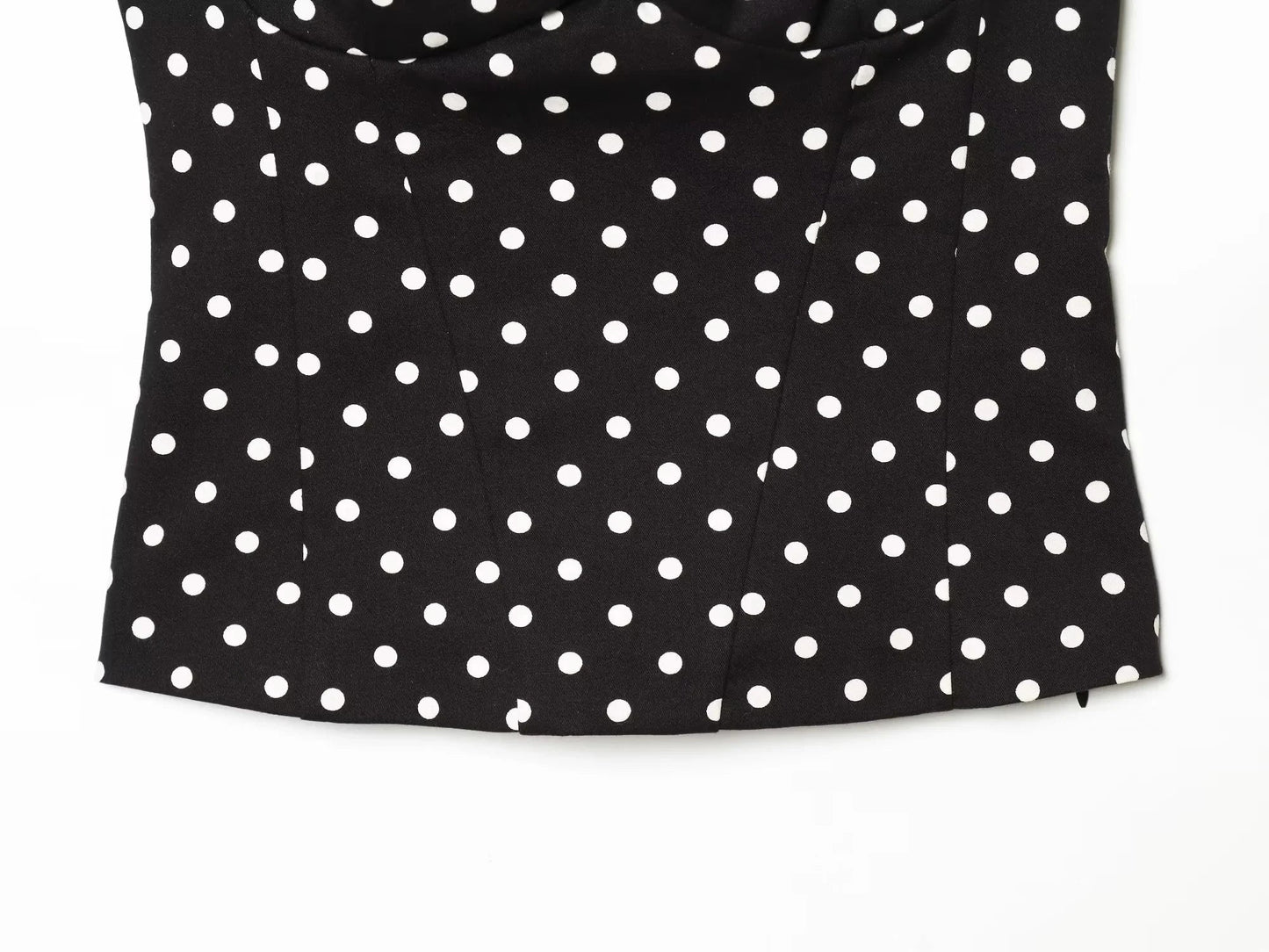 Sexy Y2K Girl Halter Tops Corset Slim Polka Dot Print Short Tops Fashion 2026 Spring Summer Streetwear Holiday Beach Top