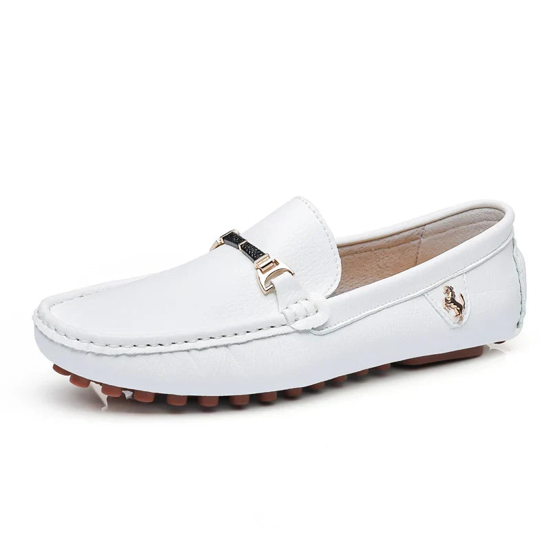 Handmade Leather Casual Men Shoes Design Loafers Man Comfortable Slip on Men Loafers Hot Sale Moccasins Driving Shoes