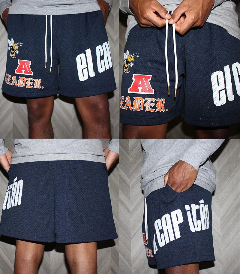 Shorts Gym Mens Fitness Sports Casual Basketball Shorts Running Mesh Short Pants