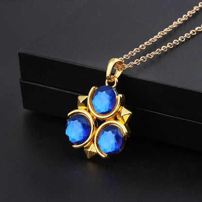The Legend of Necklaces Metal Sword Shield Heart Pendant Necklaces for Men Fashion Jewelry Gifts Tears of the Kingdom