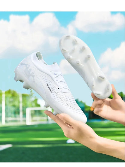 New Men Professional Soccer Shoes Unisex Ultralight Football Boots Training Wholesale Breathable Indoor Futsal Drop Shipping