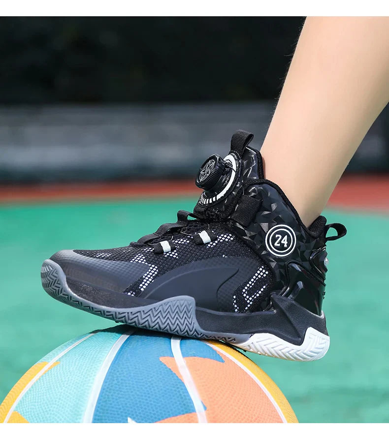 High-Quality Breathable Casual Basketball Shoes for Boys Fashionable Children's Footwear for Comfort And Style