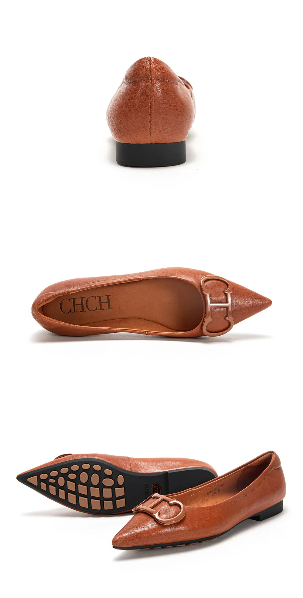 Pointed Toe Design Pure Simple Women's Flat Shoes Wear Comfortable Fashion Solid Women's Casual Shoes Vintage Classic