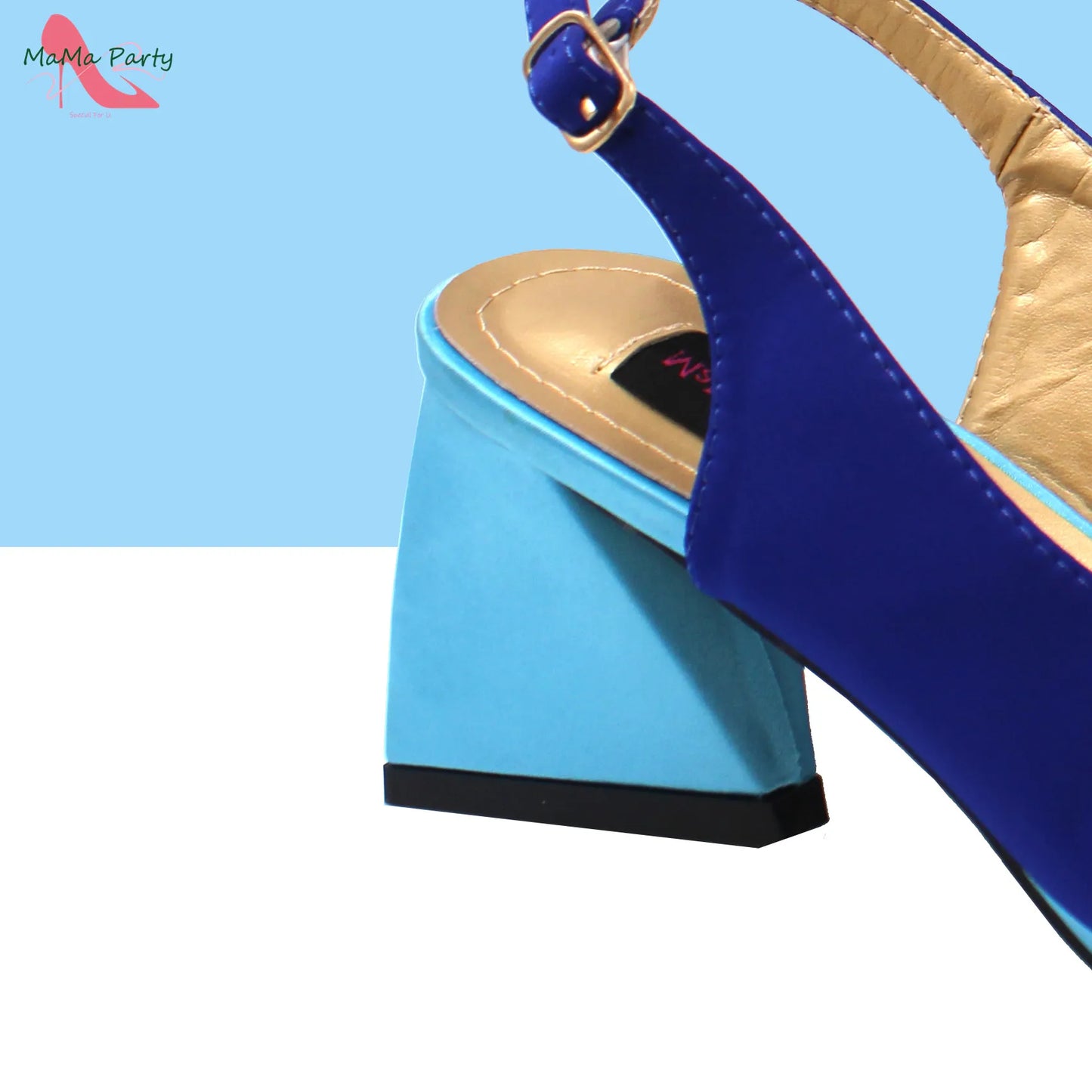 Design Italian Women Shoes and Bag Set in Green Color High Quality Comfortable Heels with Appliques for Wedding