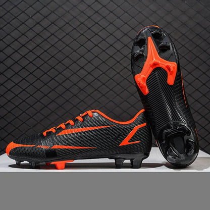 New Outdoor Men Soccer Shoes Adult Cleats Long Spikes Football Boots Training Sport Footwear Sneakers Non Slip Training Unisex
