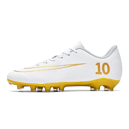 Low Top Soccer Cleats Men Football Boots TF AG Boys Turf Indoor Training Shoes Breathable Lightweight Comfortable Sport Sneakers