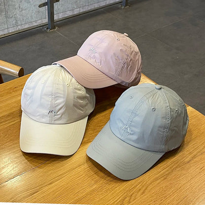 Summer Quick Drying Lightweight Baseball Hat, Thin Breathable Sunshade Sunscreen Duckbill Hat, Suitable For Fishing And Other Ou