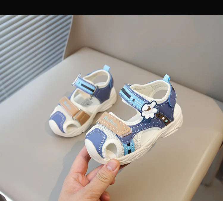 2026 Summer Girls Kids Sandals Soft Comfortable Closed Toe Protective Sandals,Cartoon Colorful Cute Shoes Kids Summer Boys Girls