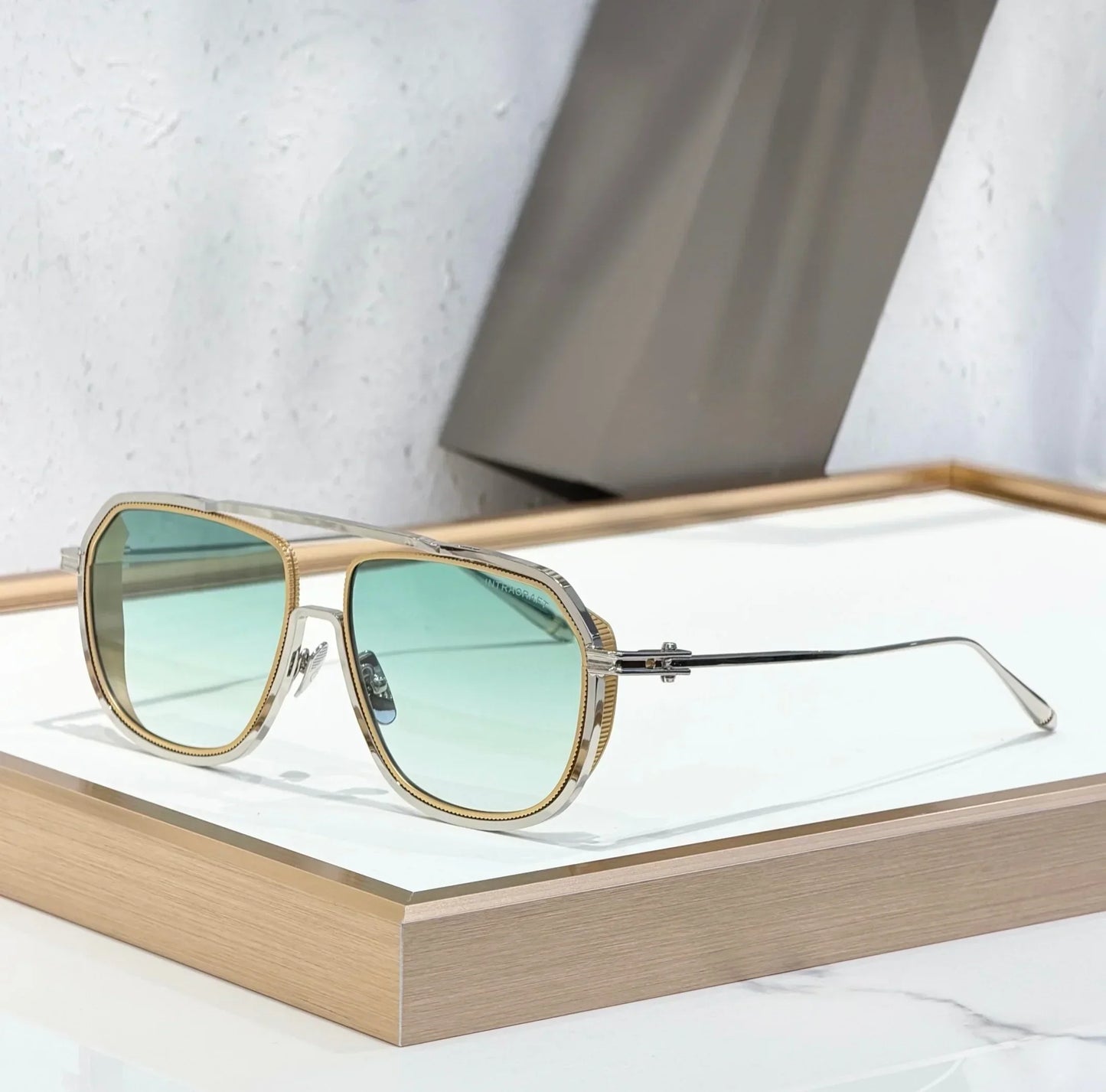 INTRACRAFT DTS165 Top Quality Sunglasses for Men Classic Women Luxury Brand Designer sun glasses UV400 With box
