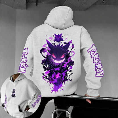 Game Gengar Collaboration Hoodie Spring/summer New Harajuku Men's and Women's Loose Casual Parent-child Sweater