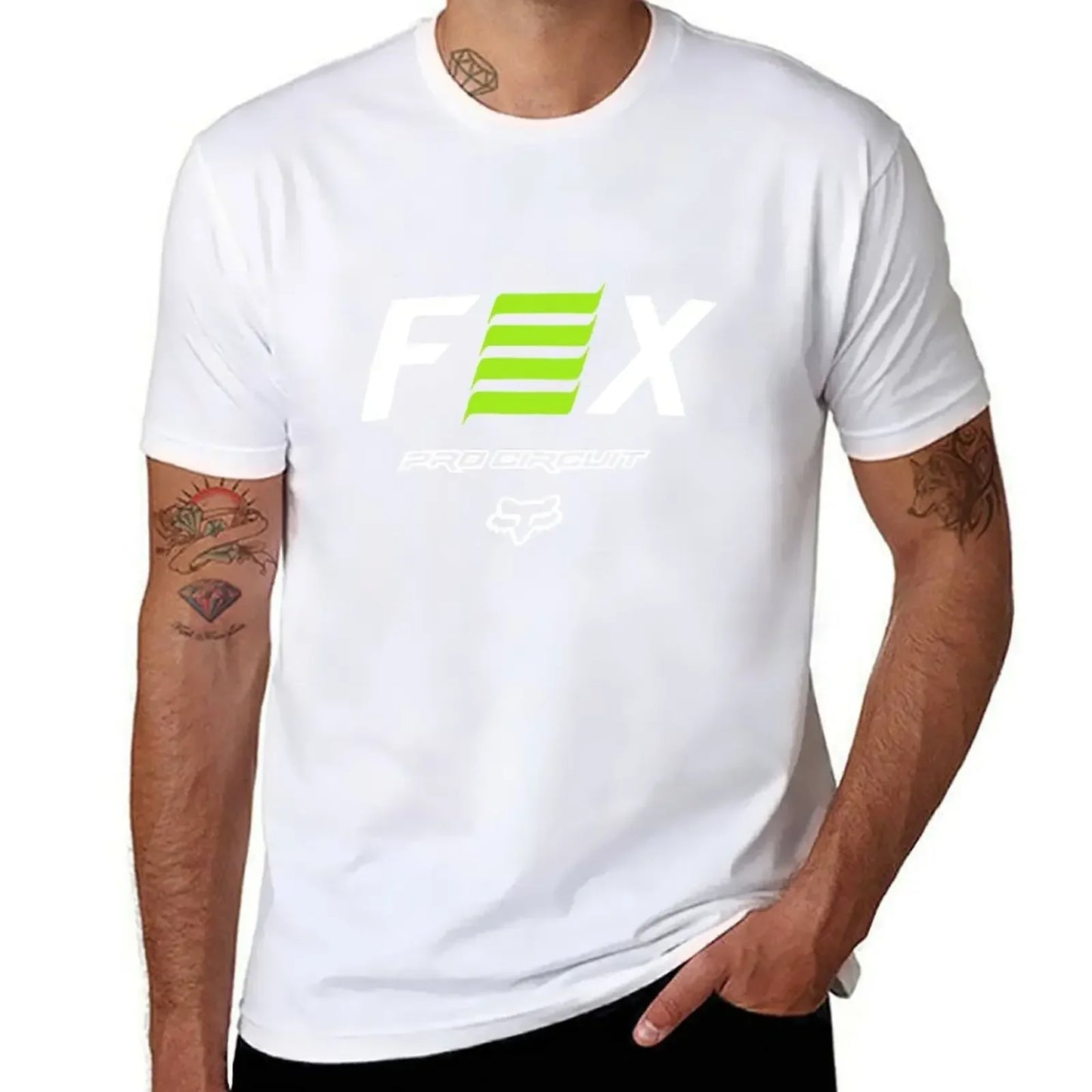 Fox-Clothing-Pro-Circuit-Short-Sleeve-Tech-Tee T-Shirt quick drying baggy shirts sublime anime shirts men