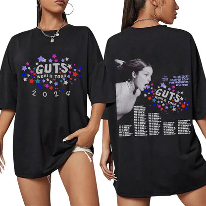 2025 Olivia Male Female Rodrigo Singer Cotton Clothes Fashion Short Sleeve O Neck Tees Unique Men Clothing Shirts Graphic Tee