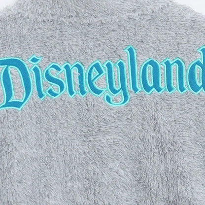 Fleece Zip Up Sweatshirt Women Casual Stand Collar Tops Jacket Embroidery Jumper Femme Streetwear