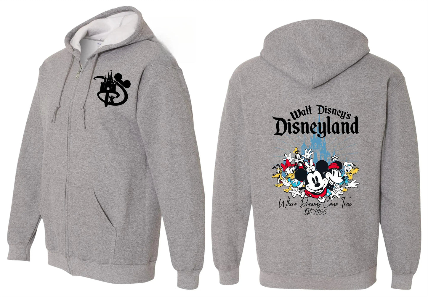 Mickey and Friends Full Zip Hoodies