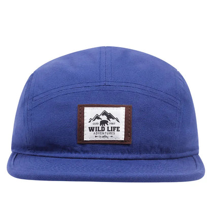 Cotton 5 Panel Baseball Cap Snapback Caps Bone Gorras Hombre Originales Hip Hop Hats For Men Women Adjustable