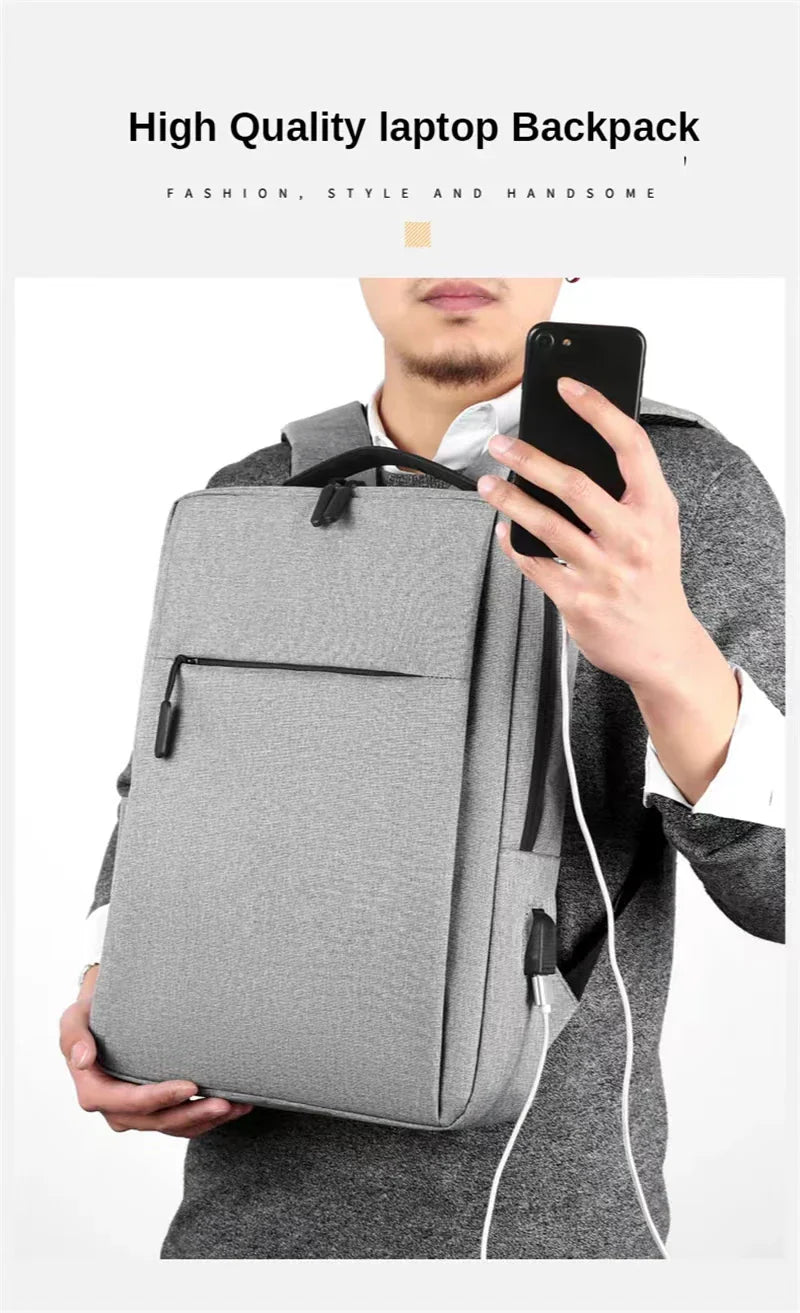 Laptop backpack travel Multifunctional Large capacity male usb charging computer school backpacks oxford waterproof bag for men