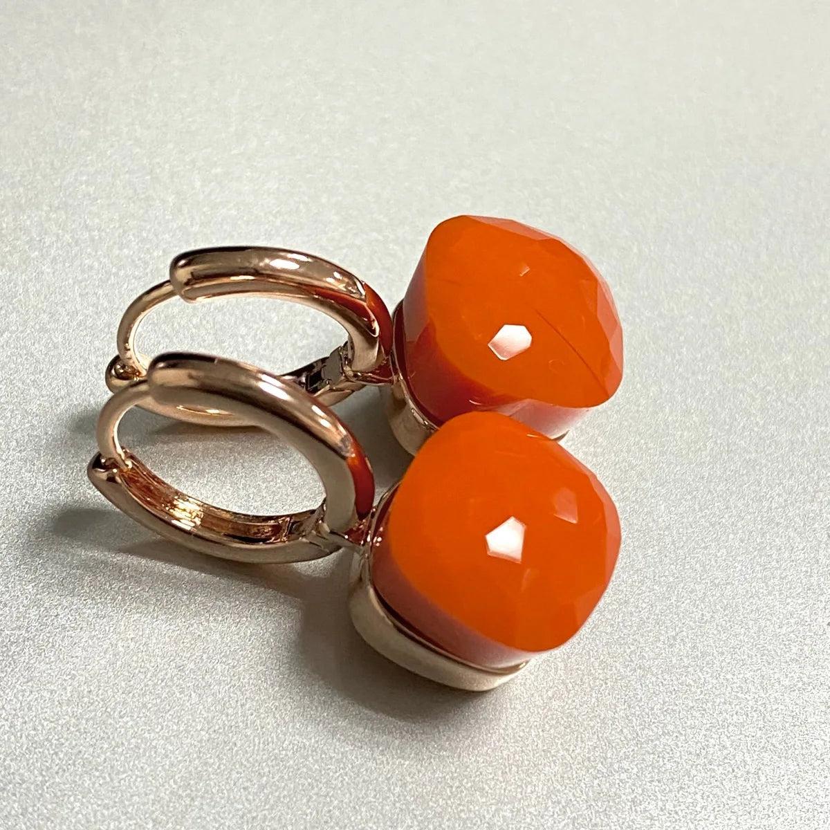 Classic Earrings For Women Amethyst Crystal Earrings Copper With Gold Plated Square Candy Colors Earrings Fashion Jewelry
