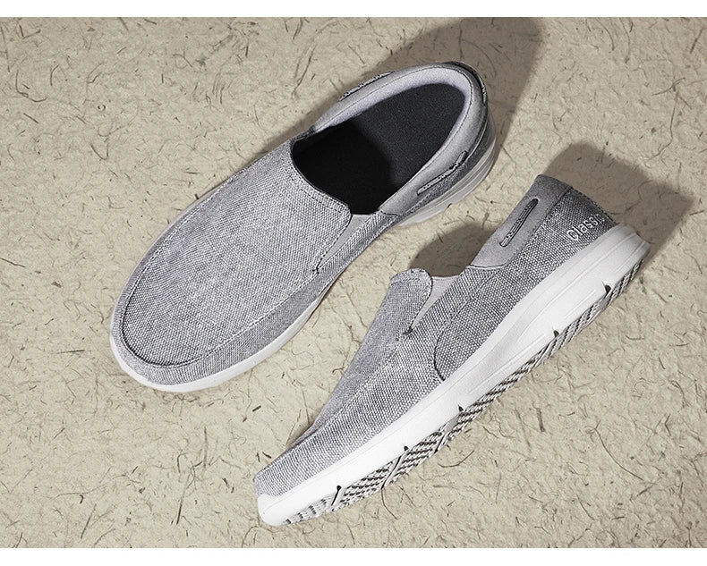 Mocassins Para Homens Sapatos Outono Novo Masculino Sapatos de Lona Clássicos Sapatos de Lazer Confortáveis Tênis Respiráveis Para Homens Mocassins