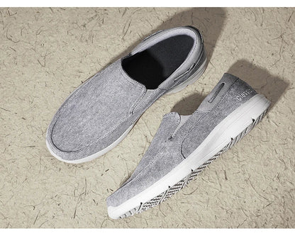 Mocassins Para Homens Sapatos Outono Novo Masculino Sapatos de Lona Clássicos Sapatos de Lazer Confortáveis Tênis Respiráveis Para Homens Mocassins