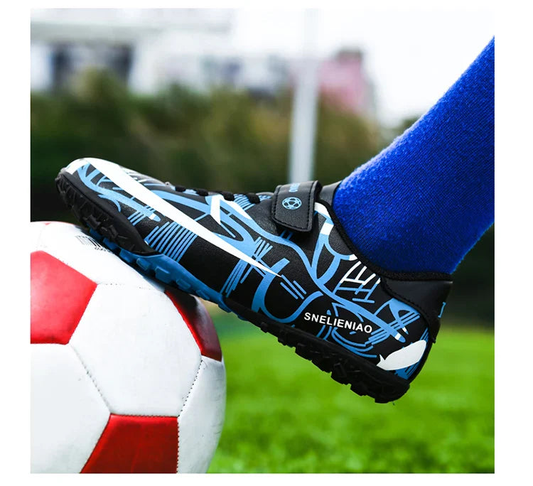 Hot TF/AG Kids Football Shoes Original Child Soccer Shoes Indoor Training Football Field Boots Children‘s Soccer Cleats Sneaker