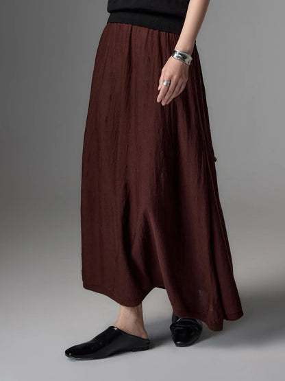 High Quality Women's 100% Worsted Wool Skirts Spring Autumn Female Knitwear Thin Lady Bottoms Cozy Clothing Summer Long Dresses