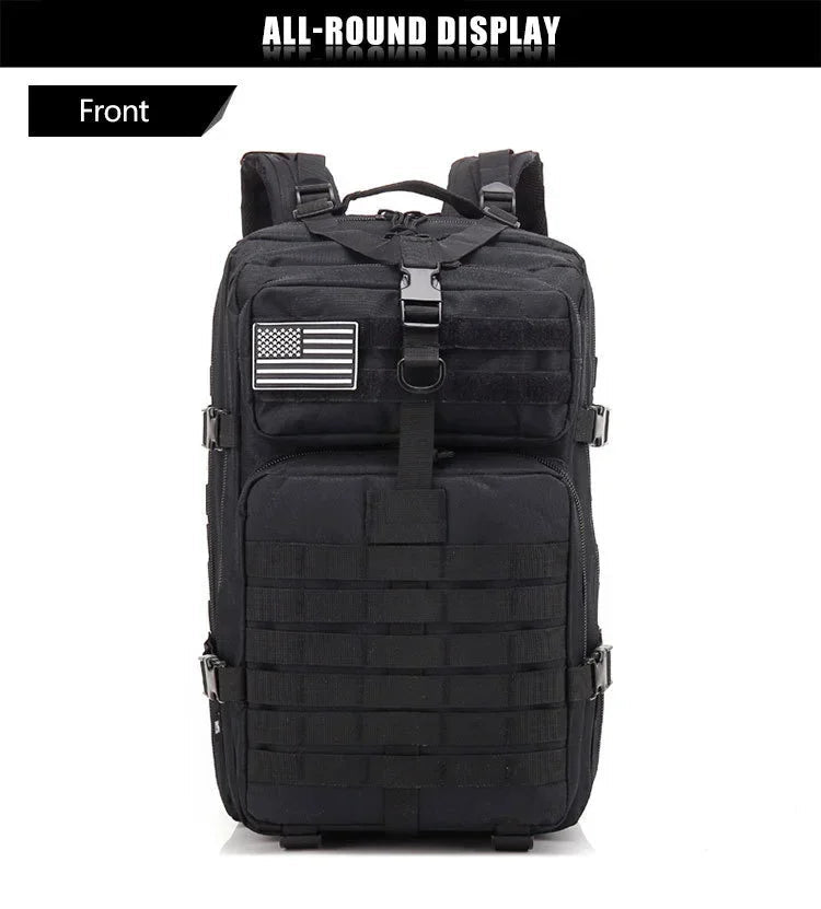 45L Man Tactical Backpacks Outdoor Traveling Bags Outdoor 3P School Pack EDC Molle Pack For Trekking Hunting Bag