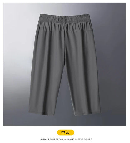 Big Size Women 3/4 Pants Shorts 5XL 6XL 7XL Spring Summer Sweatpants Breathable Plus Size Women Clothing 150kg 여름 여성 반바지