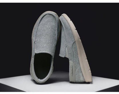 Mocassins Para Homens Sapatos Outono Novo Masculino Sapatos de Lona Clássicos Sapatos de Lazer Confortáveis Tênis Respiráveis Para Homens Mocassins