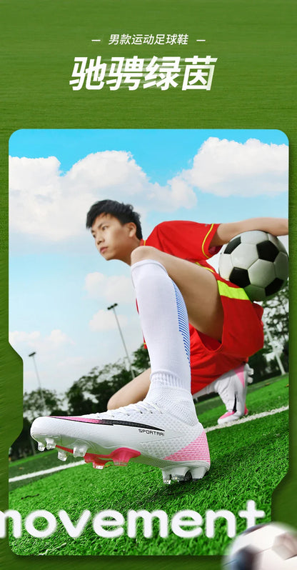 Men TF Football Boots Sneakers Indoor Comfortable High Quality Training Male Soccer Shoes Non Slip Sports Football Shoes Match
