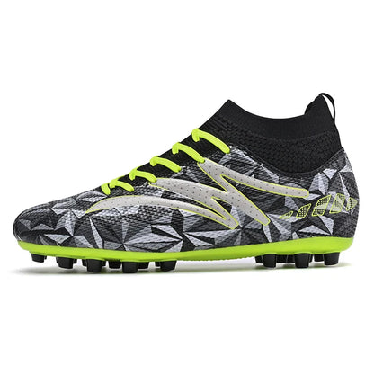 New Men Football Boots Breathable Sport Training Soccer Shoes Cleats Sport Outdoor TF Futsal Match Turf Grass Drop Shipping
