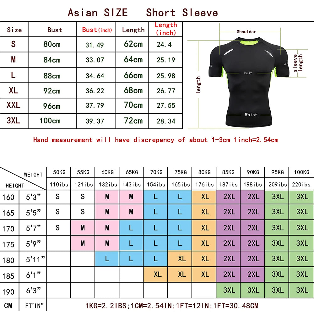 Funny Face 2 in 1 Shorts T Shirt Suits Men's Fitness Breathable Second Skin Compression Shirts Sets Gym Double Deck Shorts