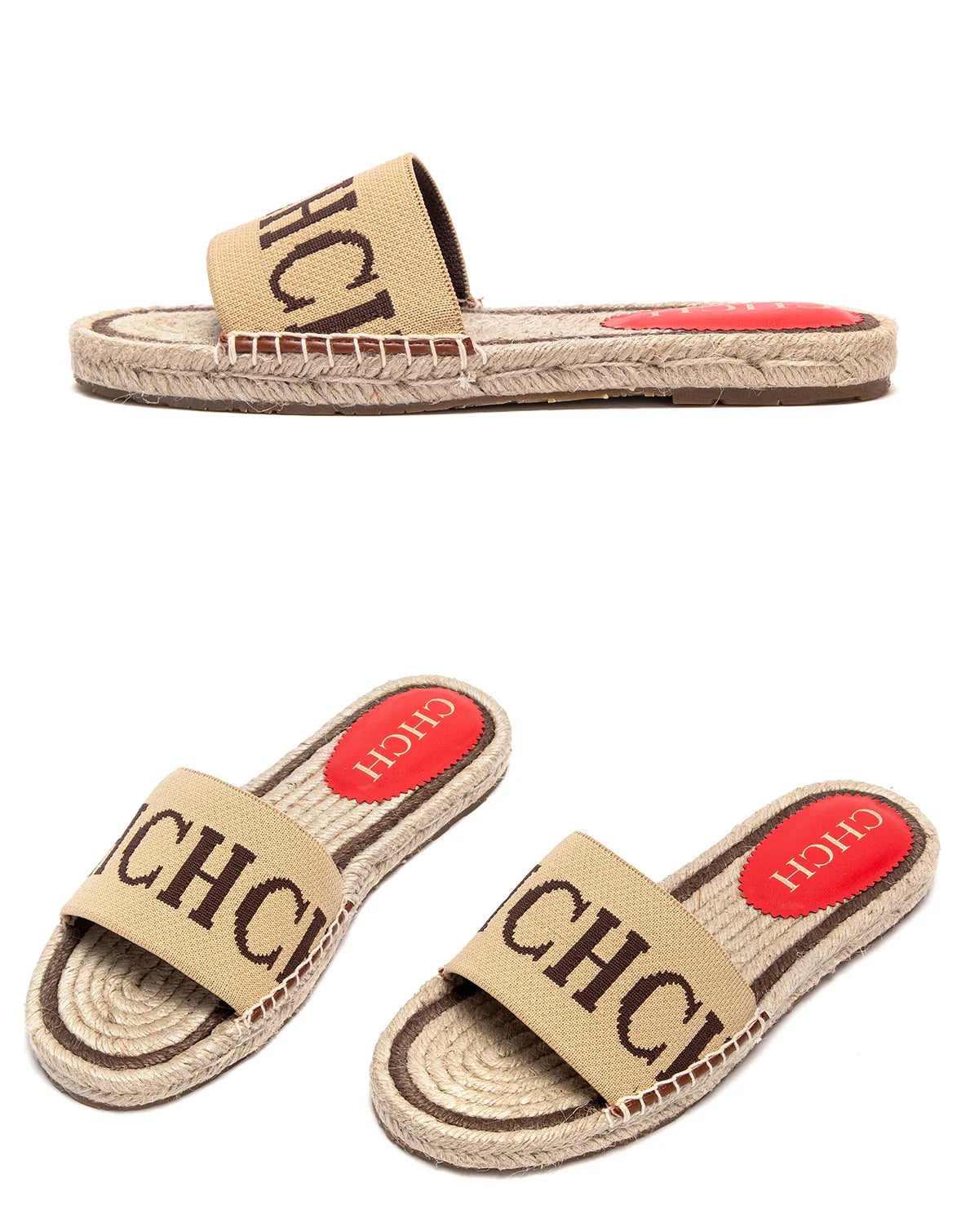 Slippers Women's  Simple and Comfortable Handmade Hemp Bottom Sandals Beach shoes