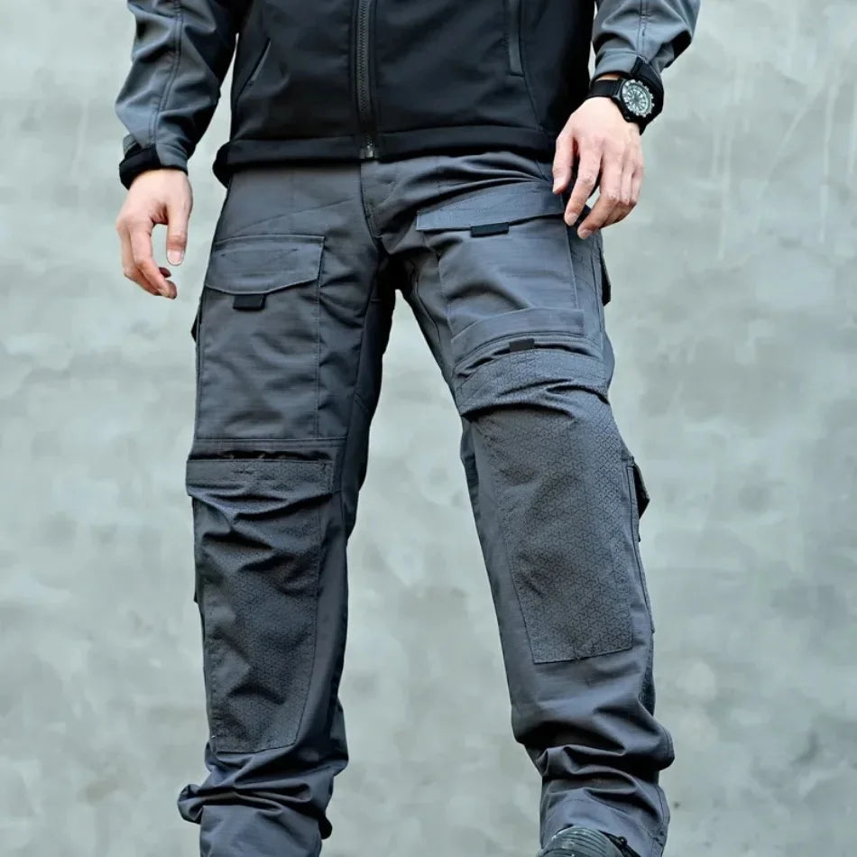 New Men Tactical Pants Quick Drying Multi-Pocket Cargo Pants Casual Tactical Trousers Wear-Resistant Work Traning Pant Loose