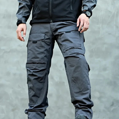 New Men Tactical Pants Quick Drying Multi-Pocket Cargo Pants Casual Tactical Trousers Wear-Resistant Work Traning Pant Loose
