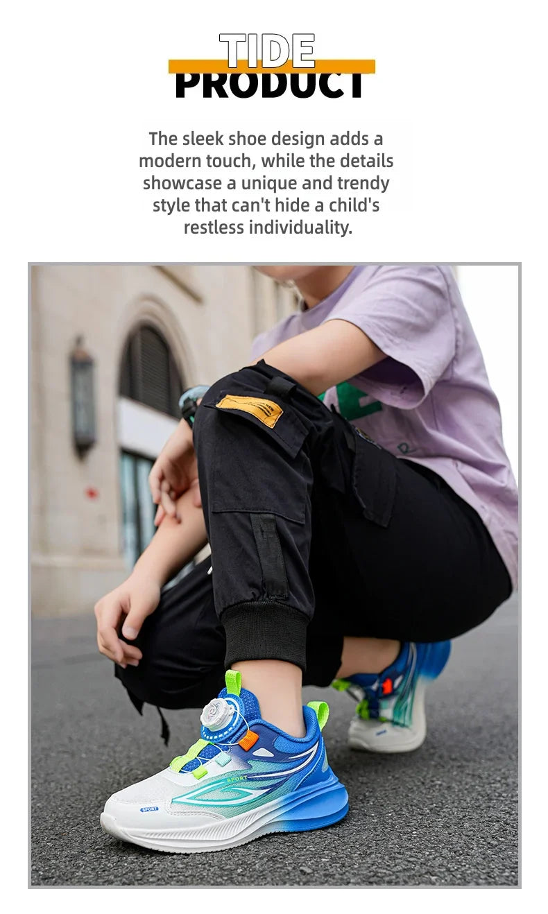 Children's basketball shoes field training non-slip comfortable running shoes light outdoor rest shoes boy sports shoes