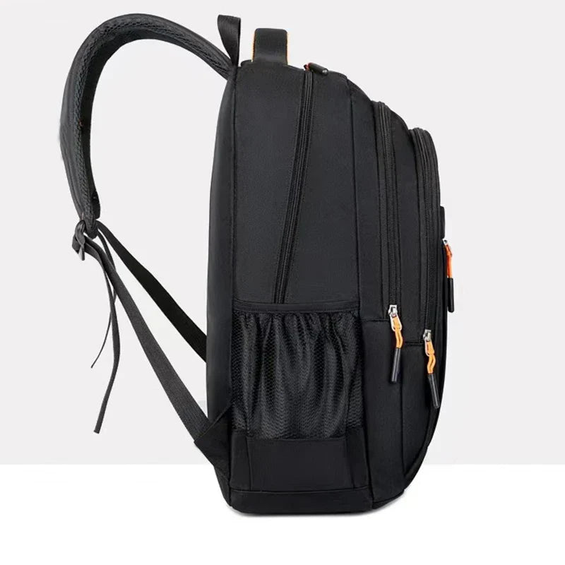 Handy Versatile Contrast-Zip Backpack Multi-color Adjustable-strap Lightweight for School Sports Commute Casual Stylish Bag
