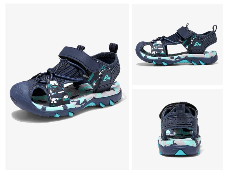 Summer Boys Sandals Casual Children Kids Outdoor Shoes Rubber School Breathable Open ToeBoy Beach Fashion Sandal