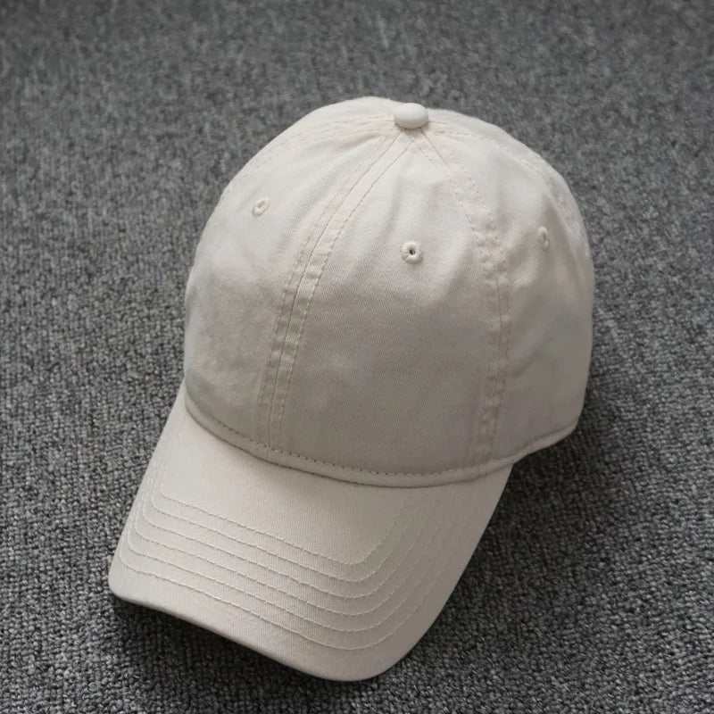 Oversize 100% Cotton Baseball Cap Large Snapback Hat for Big Heads Men Women Blank Sun Cap Adjustable Plain Dad Golf Cap