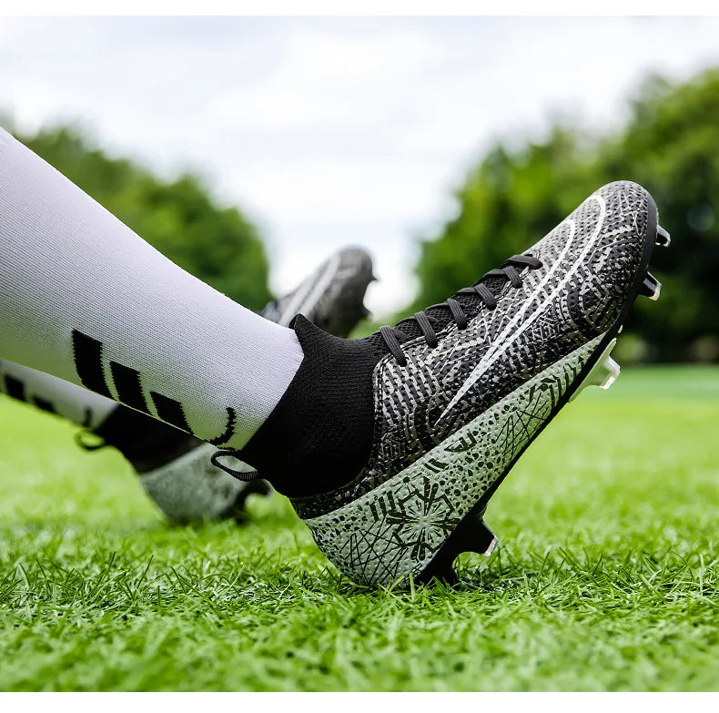 Hot-Selling Football Boots Men's Soccer Cleats TF/FG Wear-Resistant Training Shoes Outdoor Non-Slip Sneakers Size33-46