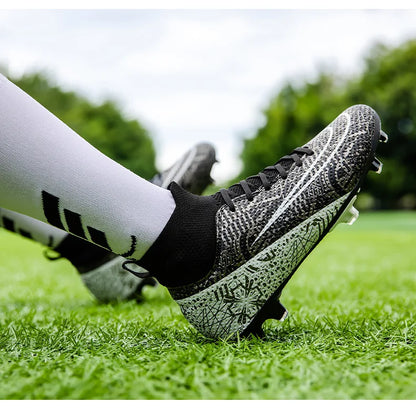 Hot-Selling Football Boots Men's Soccer Cleats TF/FG Wear-Resistant Training Shoes Outdoor Non-Slip Sneakers Size33-46