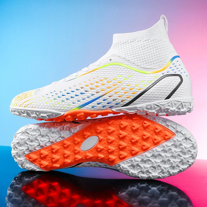 Men Football Boots Professional Turf Futsal Match Grass Unisex Outdoor Training Soccer Shoes Soccer Cleats Non-slip Breathable