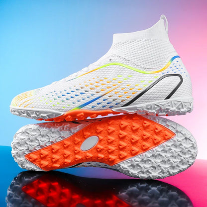 Men Football Boots Professional Turf Futsal Match Grass Unisex Outdoor Training Soccer Shoes Soccer Cleats Non-slip Breathable