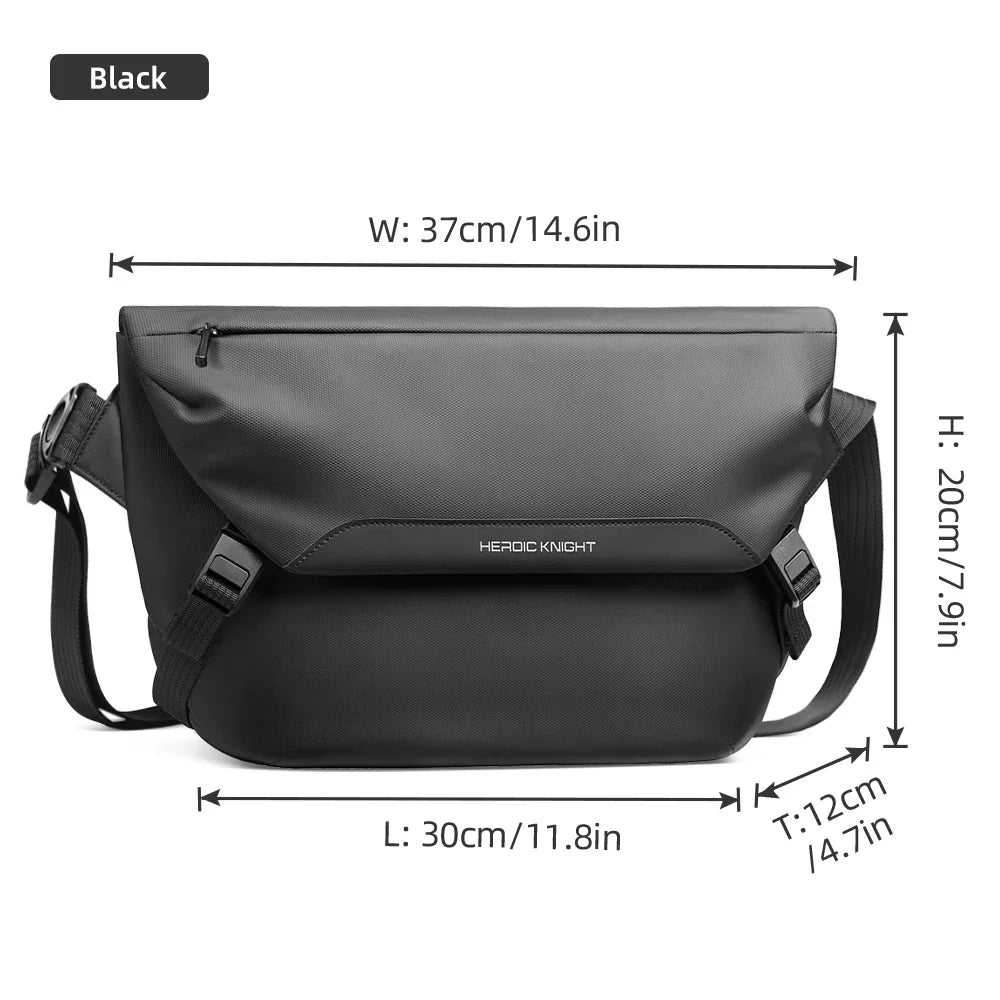 Water Repellent Messenger Bag Men Bags Casual Shoulder Crossbody Bags Fit 11 inch Ipad Fashion Outdoor Cycling Side Bag  Male