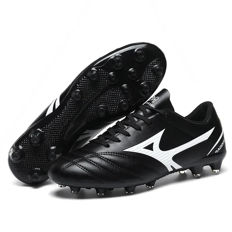 Men Football Boots Soccer Shoes Breathable Professional Turf Outdoor Non-slip Long Spikes Adult Ultralight Training Futsal